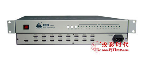【利国电子推出HD-1*16 HDMI信号分配器】PjTime.COM分配器 新品快讯