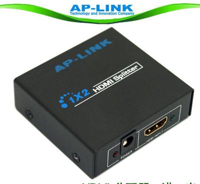 【AP-LINK HDMI分配器 1进2出 一进二出1080p】价格_厂家_图片